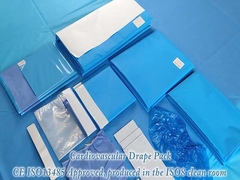 Soft Disposable Cardiovascular Pack Perban Curtain Untuk Medis